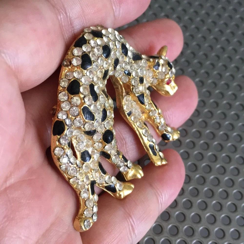 🖤Vtg Leopard brooch - Picture 4 of 13